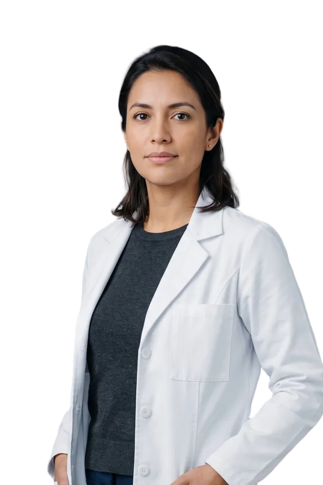 Retrato de referencia; imagen generada, no corresponde a la persona nombrada.